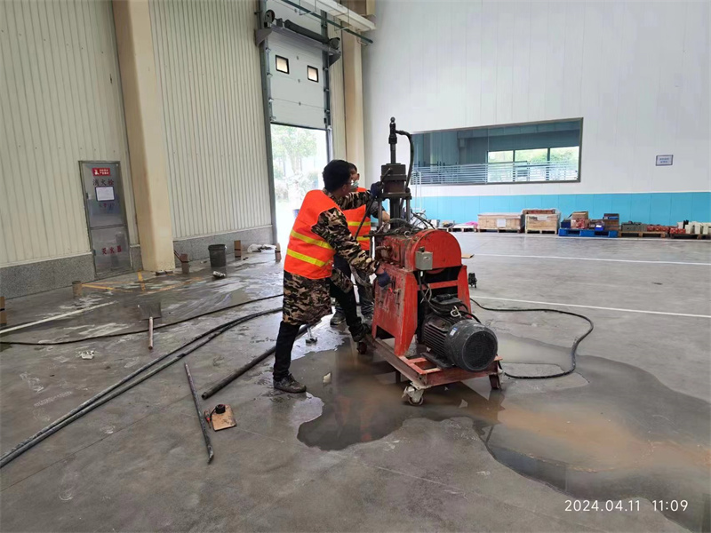 梧州厂房地面下沉塌陷注浆加固施工